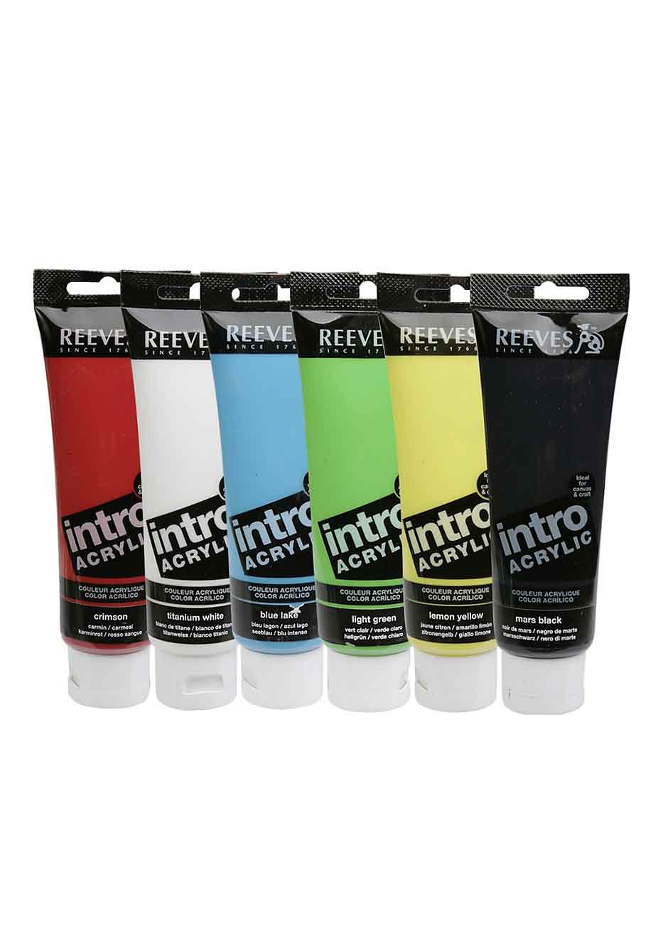 Reeves Acrylic Paint Mars Black, tube 200 ml, Reeves acrylic paint